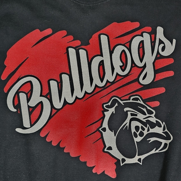 GILDAN | GEORGIA BULLDOGS MASCOT TEAM SPIRIT CASUAL CREW NECK SWEATSHIRT - Picture 4 of 13